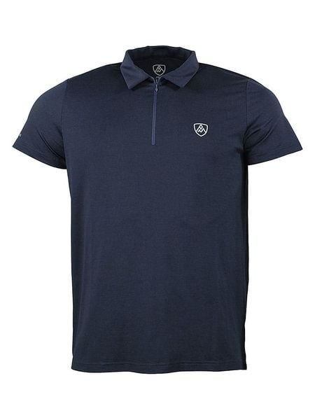 Peak Mountain Funkcyjna koszulka polo "Chance" w kolorze granatowym rozmiar: L. Niebieskie koszulki polo Peak Mountain, l, bez wzorów, z materiału, bez kołnierzyka, bez ramiączek. Za 115.24 zł.