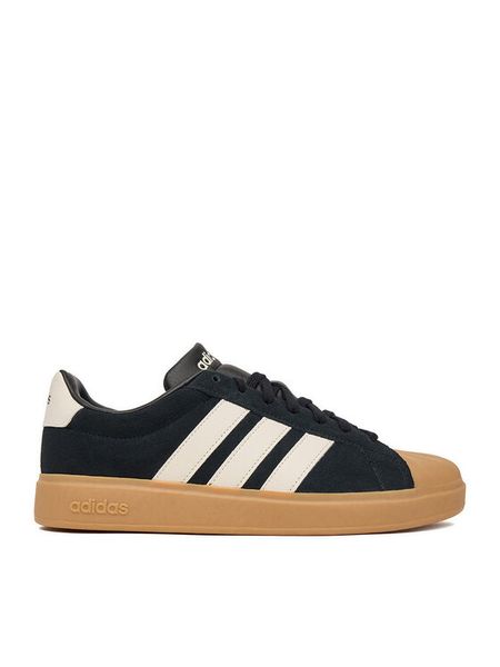 Adidas Sneakersy CEO-STREETTALK KJ483 Czarny. Czarne buty sportowe casual Adidas, bez wzorów, ze skóry, bez zapięcia. Za 279.99 zł.