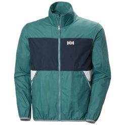 Windbreaker Helly Hansen Koster. Zielone kurtki przeciwdeszczowe Helly Hansen, m, bez wzorów, bez kaptura. Za 516.00 zł.