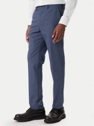 BOSS Chinosy P-Kaiton1 50543945 Niebieski Slim Fit. Niebieskie eleganckie spodnie Boss, m, z bawełny. Za 749.99 zł.