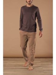 Maryplaid Piżama w kolorze brązowym rozmiar: L. Brązowe piżamy maryplaid, l, bez wzorów, bez ramiączek. Za 126.45 zł.