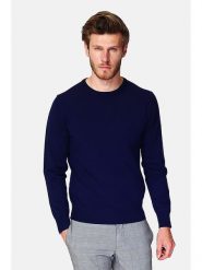 C& Jo Sweter w kolorze granatowym rozmiar: 50. Niebieskie swetry nierozpinane C& Jo, bez wzorów, z kaszmiru, bez kołnierzyka, bez ramiączek. Za 165.99 zł.