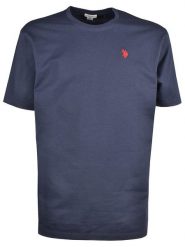 U.S. Polo Assn. Koszulka w kolorze granatowym rozmiar: 3XL. Niebieskie bezrękawniki U.S. Polo Assn., s, bez wzorów, z bawełny, bez kołnierzyka, bez ramiączek. Za 78.84 zł.