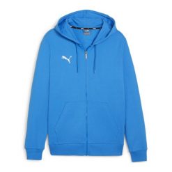 Bluza sportowa męska Puma B23619. Niebieskie bluzy z kapturem Puma, m, bez wzorów, z kapturem. Za 270.26 zł.