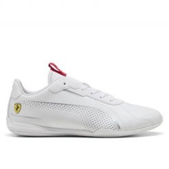 Buty do chodzenia męskie Puma Ferrari Neo Cat 3.0. Białe buty sportowe casual Puma, bez wzorów, z materiału, bez zapięcia. Za 454.00 zł.