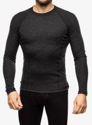 Bluza termoaktywna męska Sensor Merino Bold Tee LS. Szare bielizna termoaktywna Sensor, m, bez wzorów, z bawełny, bez ramiączek, narciarskie. Za 460.89 zł.