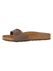 Birkenstock Klapki "Madrid" w kolorze szarobrązowym rozmiar: 38. Brązowe klapki Birkenstock. Za 313.32 zł.