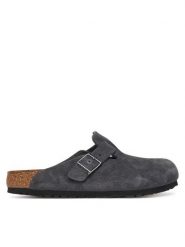 Birkenstock Klapki Boston 1031676 Szary. Szare klapki Birkenstock, ze skóry. Za 639.99 zł.
