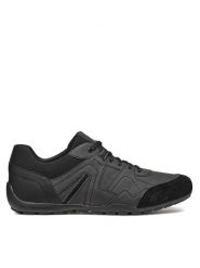 Geox Sneakersy U Ravex U463FC 0EK22 C9999 Czarny. Czarne buty sportowe casual Geox, bez wzorów, ze skóry, bez zapięcia. Za 299.99 zł.