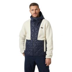 Bluza z kapturem Helly Hansen Stowe Hybrid. Niebieskie bluzy z kapturem Helly Hansen, na zimę, m, bez wzorów, z kapturem. Za 738.50 zł.