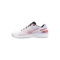 Buty do siatkówki Mizuno Cyclone Speed 4. Białe buty do biegania Mizuno, bez wzorów, bez zapięcia, do biegania. W wyprzedaży za 281.05 zł.