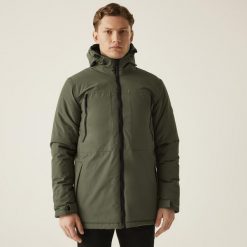 Kurtka wodoodporna Regatta Larrick II. Brązowe kurtki Regatta, l, bez wzorów, bez kaptura. Za 219.99 zł.