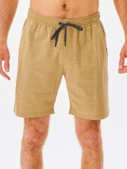 Rip Curl Szorty kąpielowe w kolorze beżowym rozmiar: L. Brązowe kąpielówki Rip Curl, l, bez wzorów, z materiału. Za 70.24 zł.