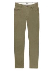Wrangler Spodnie w kolorze oliwkowym rozmiar: W30/L32. Zielone spodnie materiałowe Wrangler, l, z aplikacjami, z materiału. Za 145.94 zł.