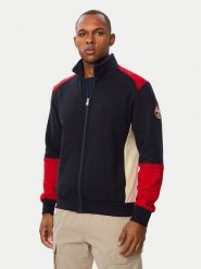 Napapijri Bluza B-Archive NP0A8AFN Granatowy Regular Fit. Niebieskie bluzy Napapijri, l, bez wzorów, z bawełny, bez kaptura. Za 749.99 zł.