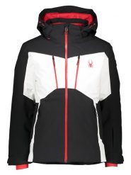 SPYDER Kurtka narciarska "Rival" w kolorze czarno-białym rozmiar: XL. Białe kurtki narciarskie i snowboardowe Spyder, xl, bez wzorów, bez kaptura. Za 1,217.99 zł.