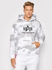 Alpha Industries Bluza Basic 178312C Szary Regular Fit. Szare bluzy Alpha Industries, m, bez wzorów, z bawełny, bez kaptura. Za 349.99 zł.
