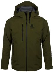 Kurtka turystyczna typu hardshell wodoodporna męska H07. Zielone kurtki GUGGEN MOUNTAIN, na lato, l, bez wzorów, z hardshellu, z kapturem. Za 929.03 zł.