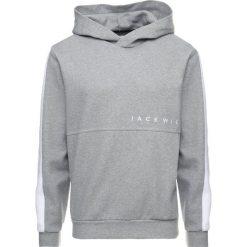 Jack Wills LANGLEY COLOUR BLOCK HOODIE Bluza z kapturem mottled grey. Bluzy z kapturem marki Jack Wills, m, z bawełny, z kapturem. Za 299.00 zł.