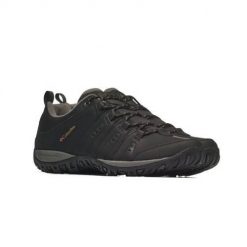 Buty trekkingowe męskie Columbia Woodburn Ii Waterproof. Czarne buty trekkingowe Columbia, bez wzorów, z materiału, bez zapięcia, trekkingowe. Za 399.99 zł.