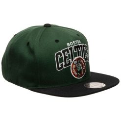Czapka Boston Celtics hwc team arch. Czarne czapki z daszkiem Mitchell & Ness, bez wzorów. Za 218.00 zł.