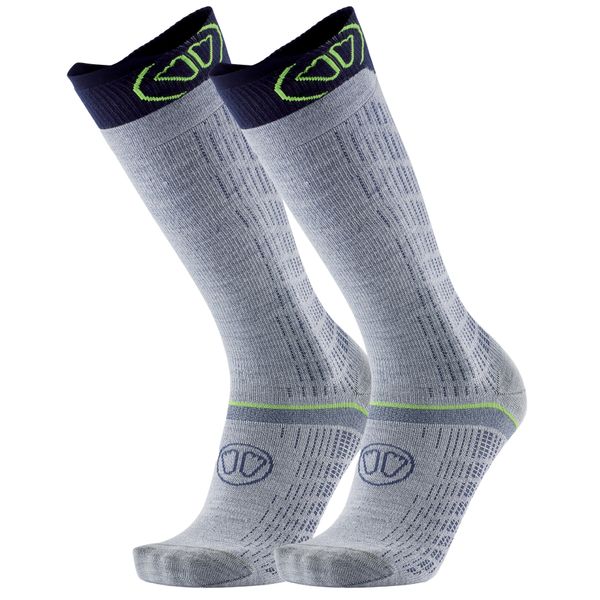 Skarpety narciarski doroslych Sidas Ski Merino Performance LV cienka grubosc. Niebieskie skarpety SIDAS, bez wzorów, ze skóry. Za 175.00 zł.