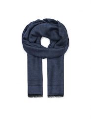Guess Szal AM9412 POL03 Granatowy. Niebieskie szaliki Guess, z aplikacjami, z materiału. Za 329.99 zł.