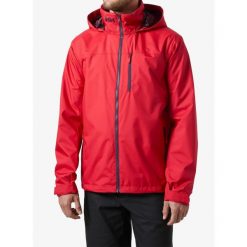 Kurtka przeciwdeszczowa męska Helly Hansen Crew Hooded Jacket 2.0. Czerwone kurtki Helly Hansen, m, bez wzorów, bez kaptura. Za 650.99 zł.