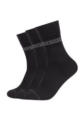 3 pack Męskie Skarpety MUSTANG black MU31039 – 9999. Czarne skarpety Mustang, bez wzorów. Za 69.99 zł.