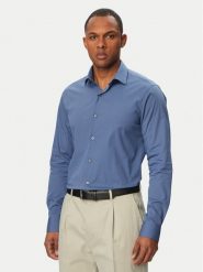 Calvin Klein Koszula Essentials LV019EU037 Niebieski jasny Slim Fit. Niebieskie koszule CALVIN KLEIN, m, bez wzorów, z bawełny, bez kołnierzyka, bez ramiączek. Za 329.99 zł.