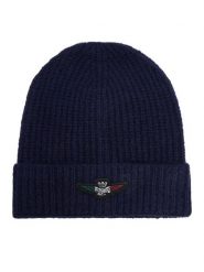 Aeronautica Militare Czapka 262CU0034UL00451 Granatowy. Niebieskie czapki zimowe Aeronautica Militare, bez wzorów. Za 179.99 zł.