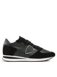 Philippe Model Sneakersy Trpx Low TZLU 6004 Czarny. Czarne buty sportowe casual Philippe Model, bez wzorów, ze skóry, bez zapięcia. Za 899.99 zł.