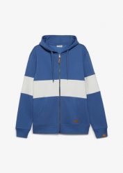 Bluza z kapturem, regular fit. Niebieskie bluzy bonprix, m, bez wzorów, z kapturem. Za 129.99 zł.