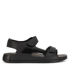 Sandały Go Soft. Czarne sandały GO SOFT, bez zapięcia. Za 159.99 zł.