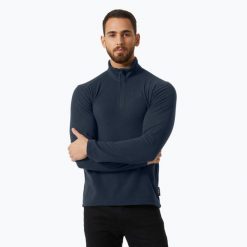 Bluza trekkingowa męska Helly Hansen Daybreaker 1/2 Zip. Niebieskie bluzy Helly Hansen, m, bez wzorów, bez kaptura. Za 199.99 zł.