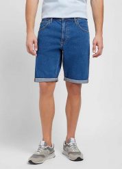 LEE MĘSKIE SPODNIE 5 POCKET SHORT LAZY RIVER 112349238 L73M016073. Szorty Lee, l, bez wzorów. Za 169.99 zł.