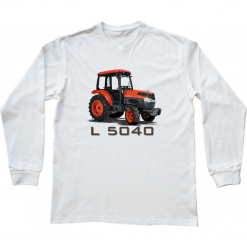 Kubota — bluzka z długim rękawem. Białe bluzki z długim rękawem nikiniki, l, bez wzorów, z bawełny, bez kołnierzyka, bez ramiączek. W wyprzedaży za 75.65 zł.