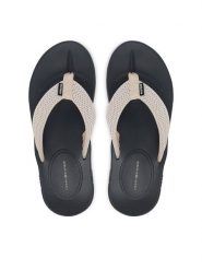 Tommy Hilfiger Japonki Molded Padded Hilfiger B Sandal FM0FM05901 Szary. Szare japonki Tommy Hilfiger, bez wzorów, z materiału. Za 209.99 zł.