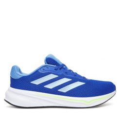 Buty do biegania adidas. Niebieskie buty do biegania Adidas, bez wzorów, bez zapięcia, do biegania. Za 299.99 zł.