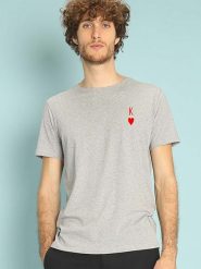 WOOOP Koszulka "King" w kolorze szarym rozmiar: L. Szare bezrękawniki Wooop, l, bez wzorów, bez kołnierzyka, bez ramiączek. Za 113.10 zł.