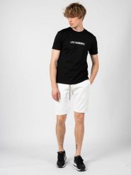 Les Hommes T-shirt | LF224302-0700-9001 | Grafic Print | Mężczyzna | Czarny. Czarne t-shirty Les Hommes, m, bez wzorów, z bawełny, bez kołnierzyka, bez ramiączek. W wyprzedaży za 269.00 zł.