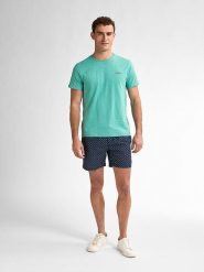 Petrol Industries Koszulka w kolorze turkusowym rozmiar: M. Niebieskie bezrękawniki Petrol Industries, m, bez wzorów, z bawełny, bez kołnierzyka, bez ramiączek. Za 60.88 zł.