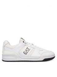EA7 Emporio Armani Sneakersy X8X234 XK422 M0244 Biały. Białe buty sportowe casual EA7 Emporio Armani, bez wzorów, ze skóry, bez zapięcia. Za 529.99 zł.