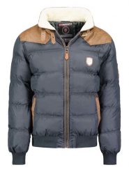 Geographical Norway Kurtka pikowana "Abramovitch" w kolorze ciemnoszarym rozmiar: XL. Szare kurtki Geographical Norway, xl, z aplikacjami, bez kaptura. Za 259.13 zł.