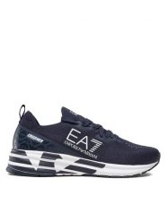 EA7 Emporio Armani Sneakersy X8X095 XK240 N527 Granatowy. Niebieskie buty sportowe casual EA7 Emporio Armani, bez wzorów, z materiału, bez zapięcia. Za 459.99 zł.