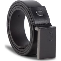 Pasek Męski CALVIN KLEIN - 3Cm Adj.Plaque Belt K50K504241 001. Czarne paski CALVIN KLEIN, bez wzorów, ze skóry. W wyprzedaży za 219.00 zł.