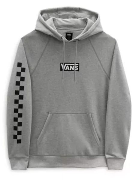 Bluza sportowa męska Vans MN Versa Standard Hoodie. Szare bluzy z kapturem Vans, m, bez wzorów, z bawełny, z kapturem. Za 309.80 zł.
