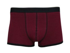 Majtki, Bokserki, Męskie, Elastyczne, Obcisłe, Bordowo-Granatowe -Pako Jeans. Czerwone bokserki Pako Jeans, m, bez wzorów, z bawełny. Za 33.00 zł.
