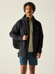 Regatta Kurtka funkcyjna "Oklarna" w kolorze czarnym rozmiar: M. Czarne kurtki outdoor i hardshell Regatta, m, bez wzorów, bez kaptura. Za 238.84 zł.