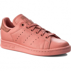 Buty adidas - Stan Smith BZ0469 Tacros/Tacros/Rawpin. Czerwone buty sportowe casual marki Adidas, w paski, z nubiku. W wyprzedaży za 269.00 zł.